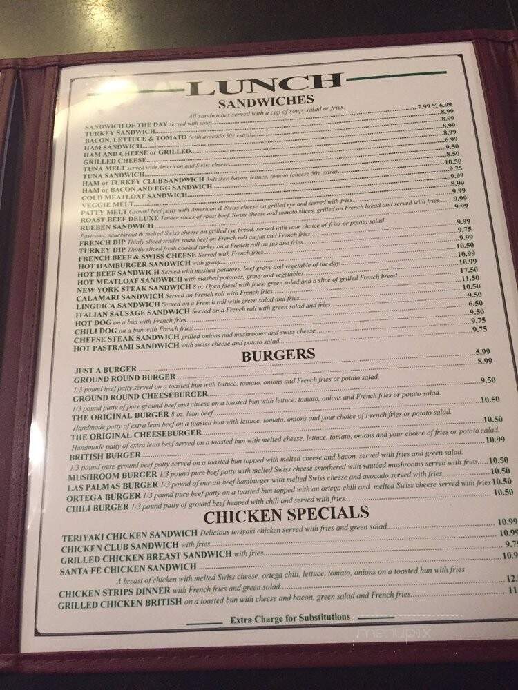 Mil's Bar & Grill - Patterson, CA menu_pic