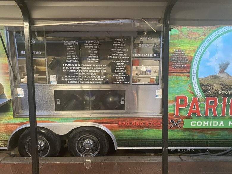 Paricutin - Nogales, AZ menu_pic