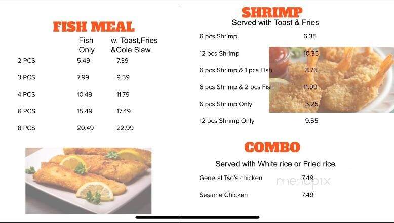 Quick N Chicken - Kinston, NC menu_pic