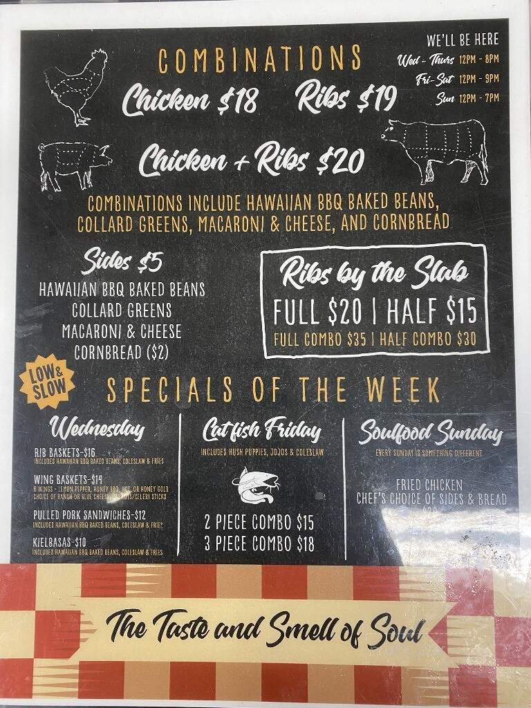 JoJo's Soul Food and Memphis BBQ - Salem, OR menu_pic