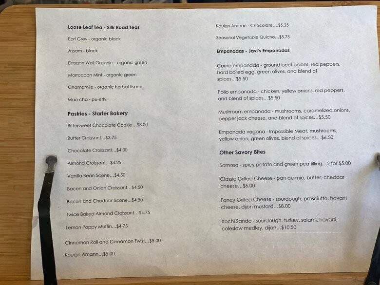 Xochi The Dog Cafe - Oakland, CA menu_pic