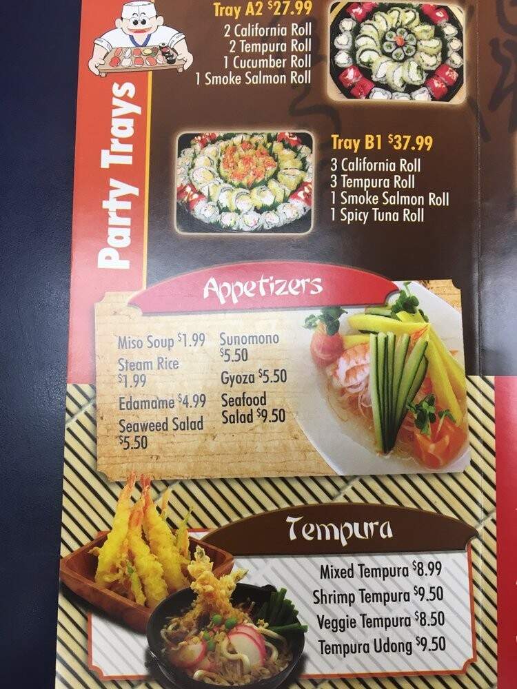 To Go Sushi - Rancho Mirage, CA menu_pic
