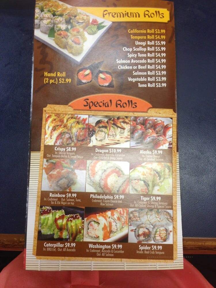 To Go Sushi - Rancho Mirage, CA menu_pic