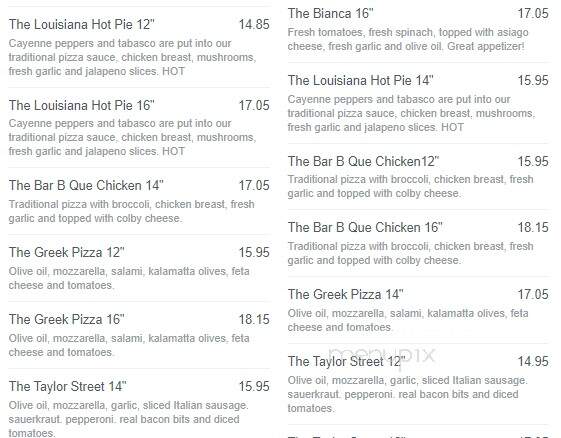 Cannova's Pizza - Freeport, IL menu_pic