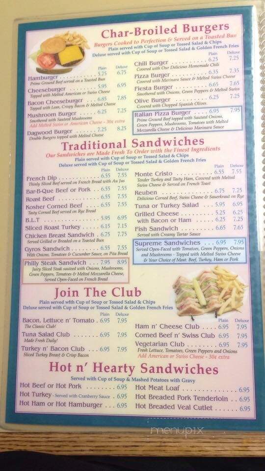 Princess Cafe - East Troy, WI menu_pic