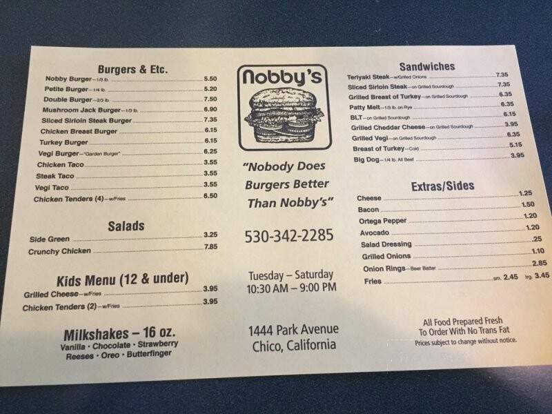 Nobby's - Chico, CA