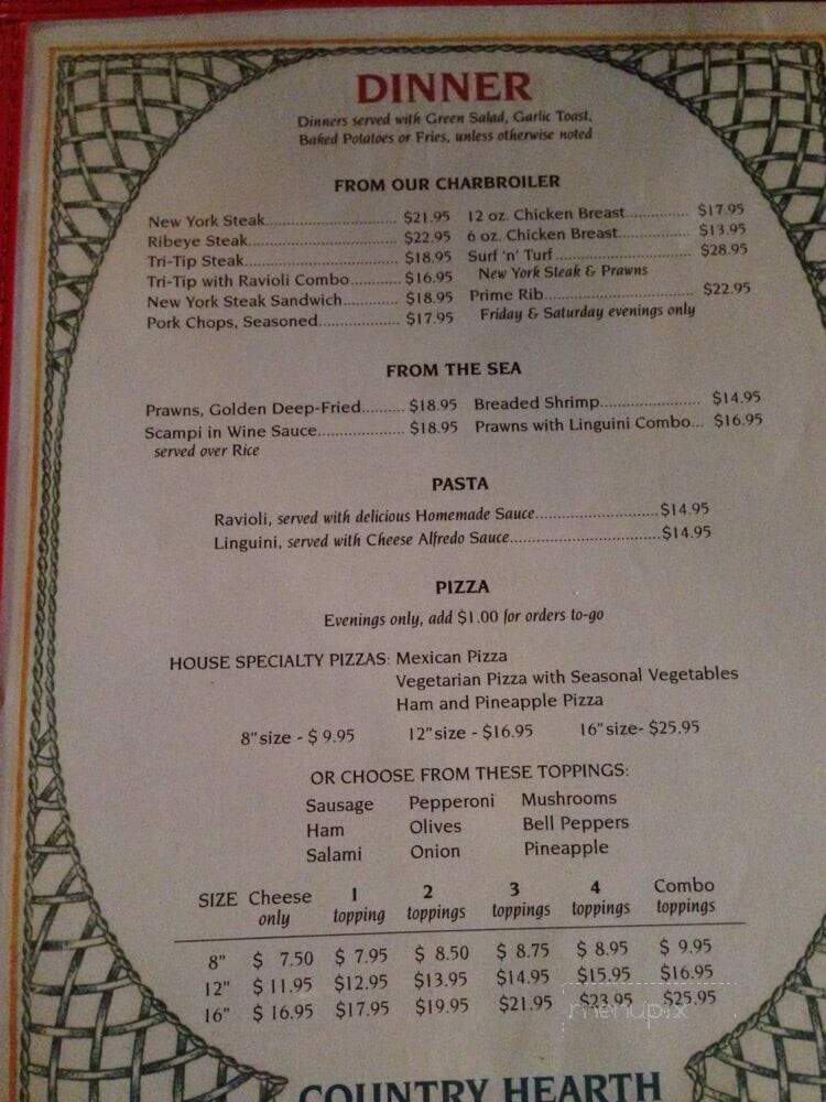 Country Hearth - Cedarville, CA menu_pic