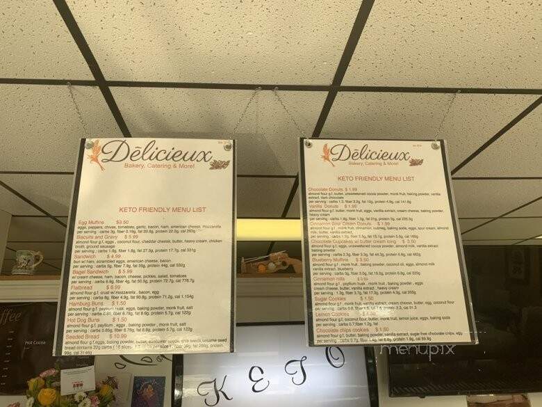 Delicieux - Springfield, MO menu_pic