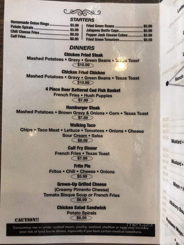 Local Flavor - Haskell, OK menu_pic