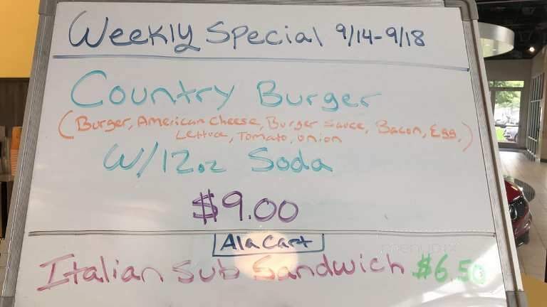 Wheels Cafe - Eugene, OR menu_pic