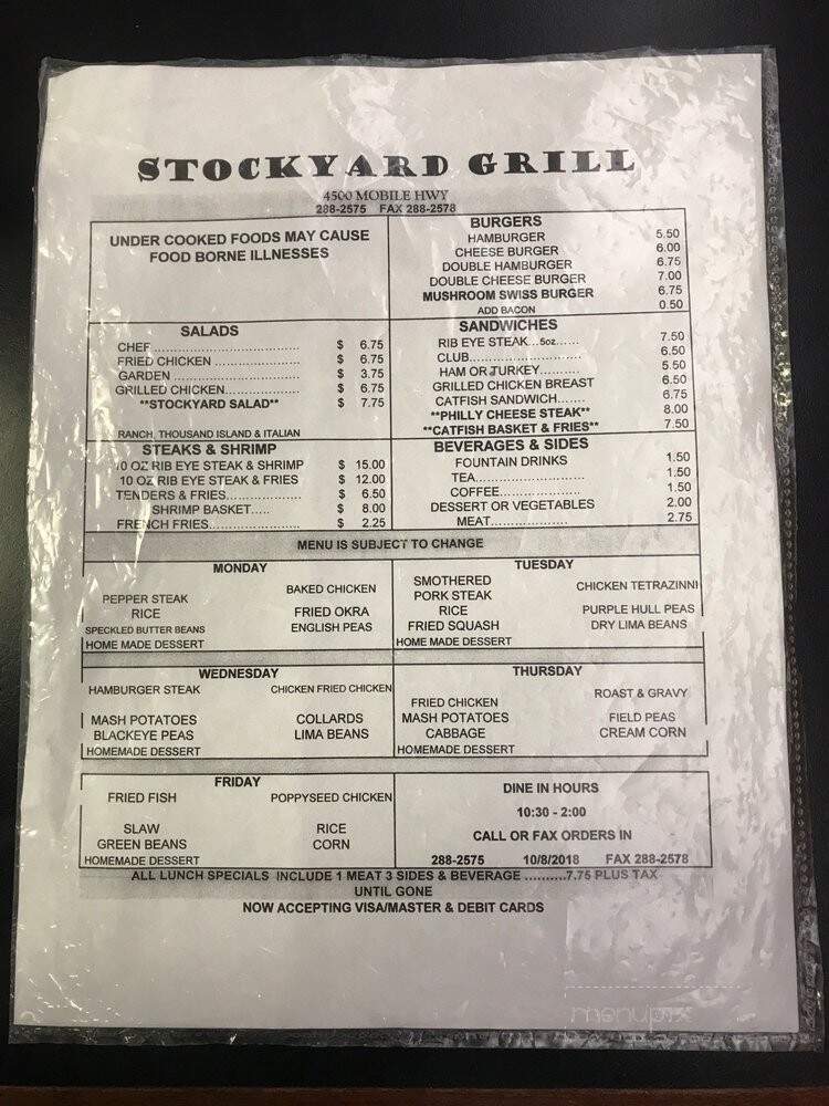 Stockyard Grill - Montgomery, AL