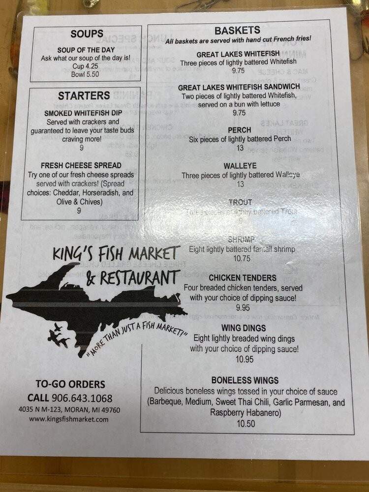 King's Fish Market - Moran, MI
