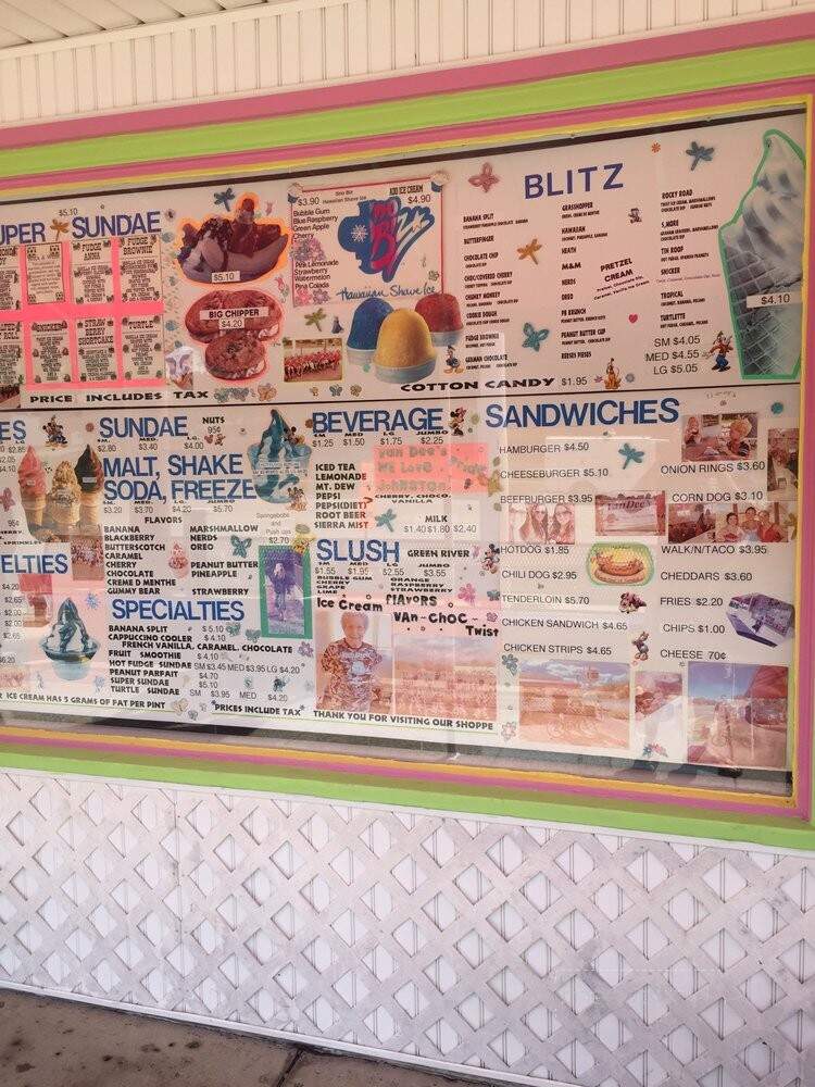 Van Dee's Ice Cream Shoppe - Johnston, IA menu_pic