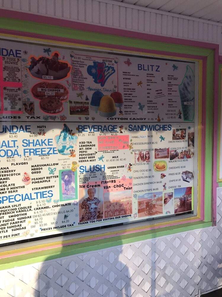 Van Dee's Ice Cream Shoppe - Johnston, IA menu_pic