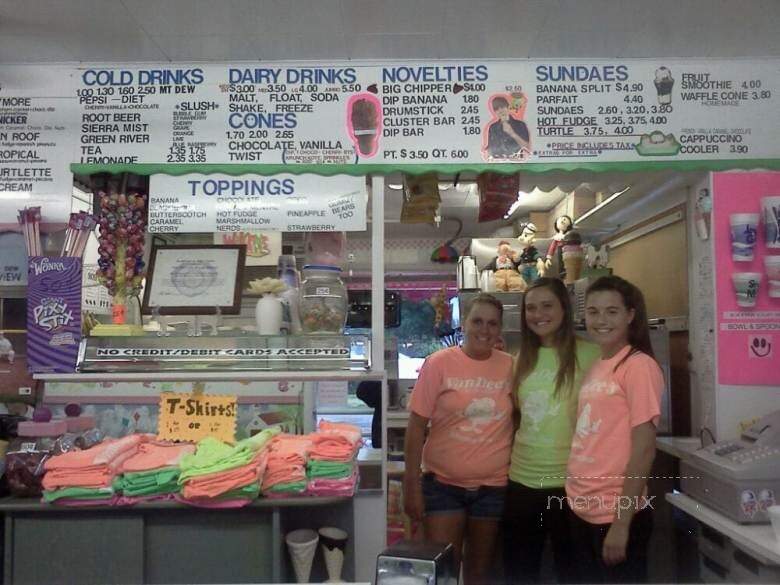 Van Dee's Ice Cream Shoppe - Johnston, IA menu_pic