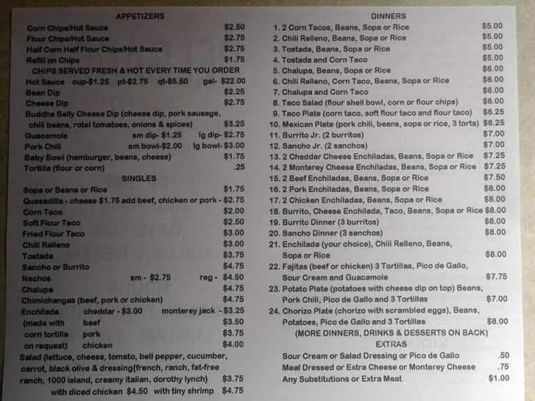 Delgados - Great Bend, KS menu_pic
