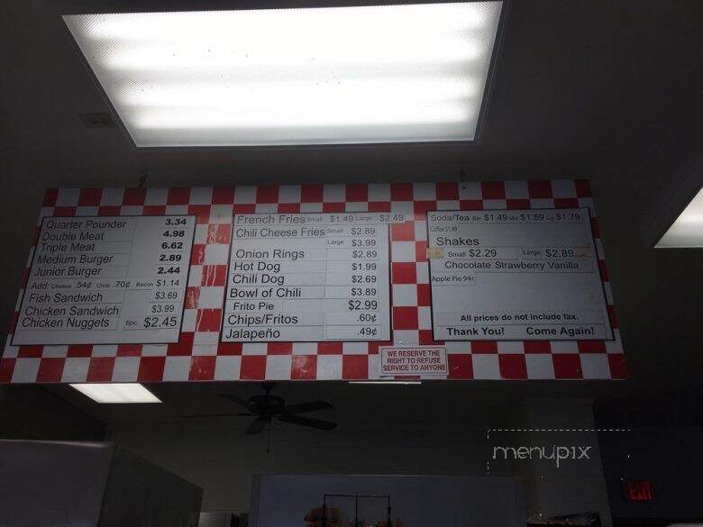T J's Hamburgers - San Antonio, TX menu_pic