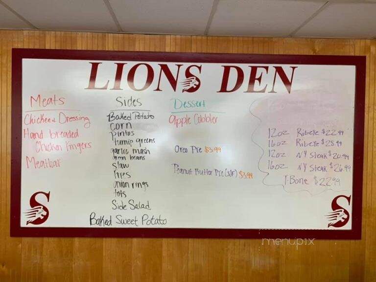 Lion's Den Restaurant - Boaz, AL