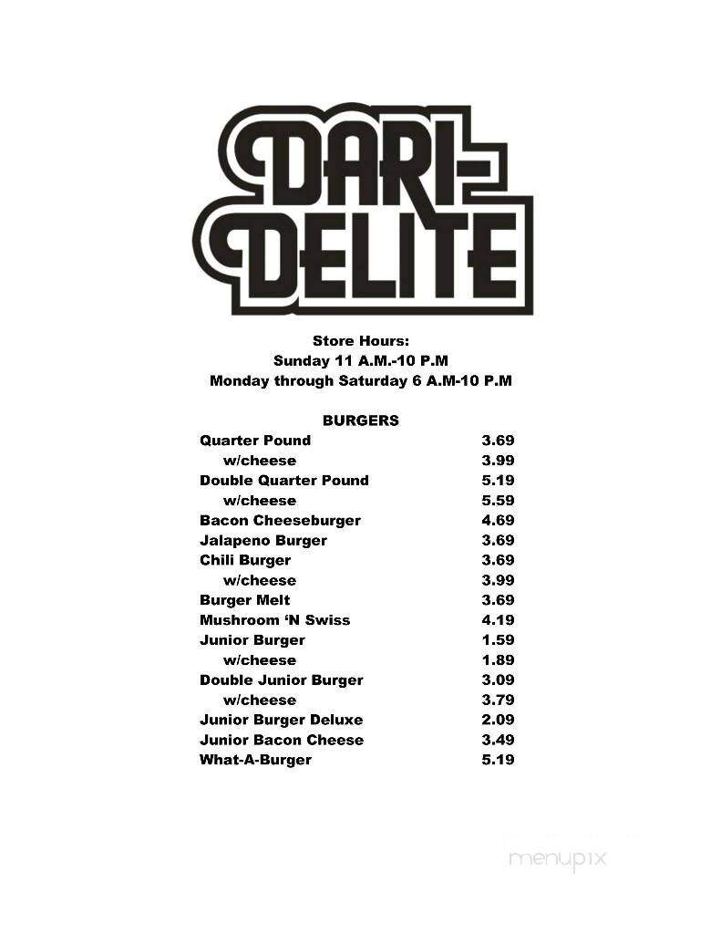 Dari-Delite - Paris, AR menu_pic