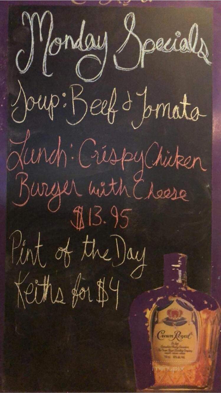 The Office Pub and Grill - Kamloops, BC menu_pic