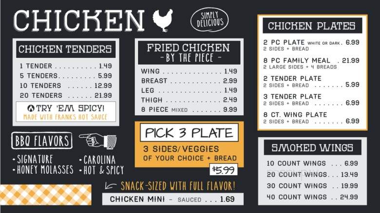 Church Street Chicken & BBQ - Greenbrier, TN menu_pic