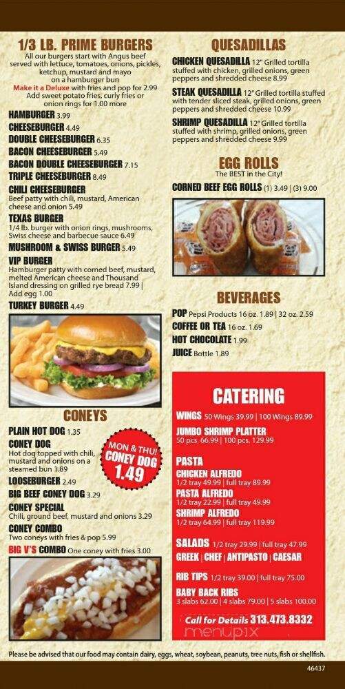 Victoria's Bistro - Harper Woods, MI menu_pic
