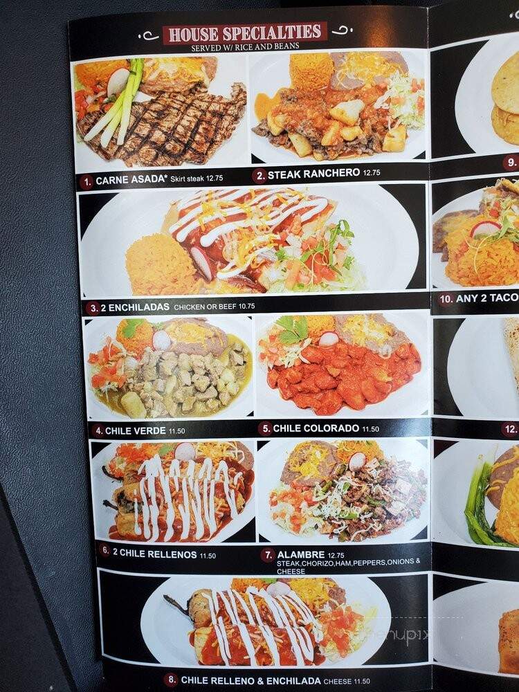 Taco Palace - Denver, CO menu_pic