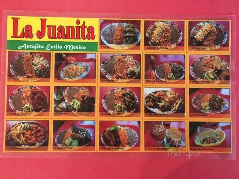 La Juanita Taqueria - South Sioux City, NE menu_pic
