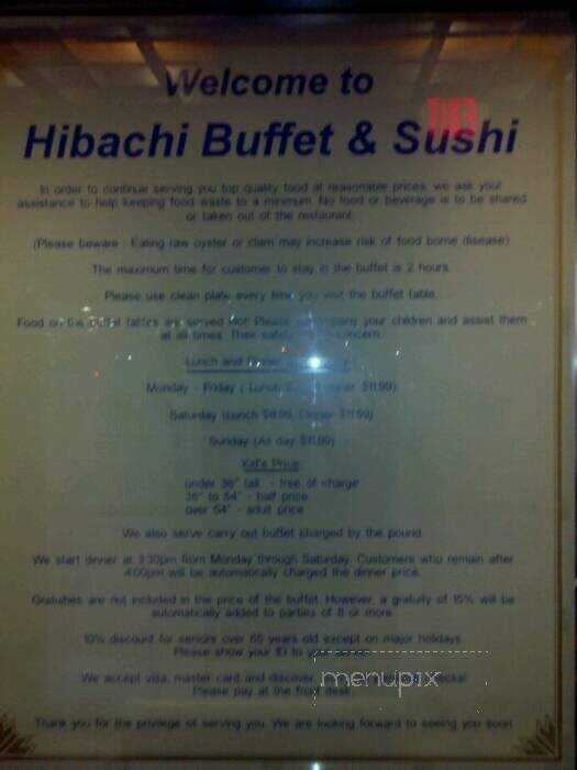 Hibachi Buffet And Sushi - Manassas, VA