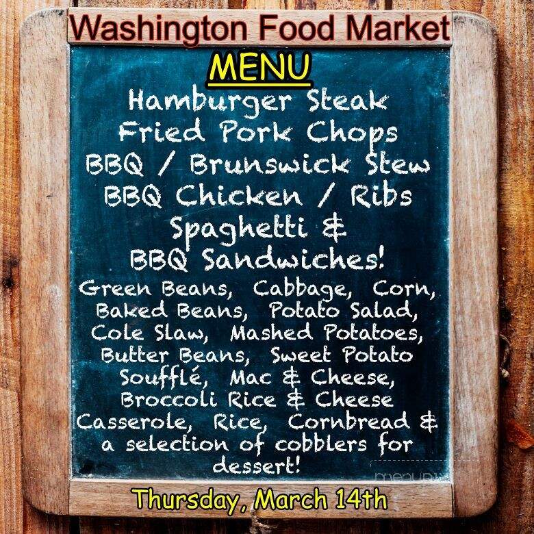 Washington Market - Washington, GA menu_pic