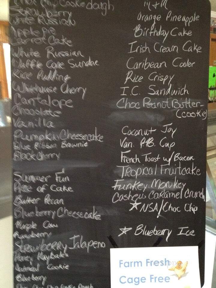 Keating's Heaven's Gate Farm - Lake Ariel, PA menu_pic
