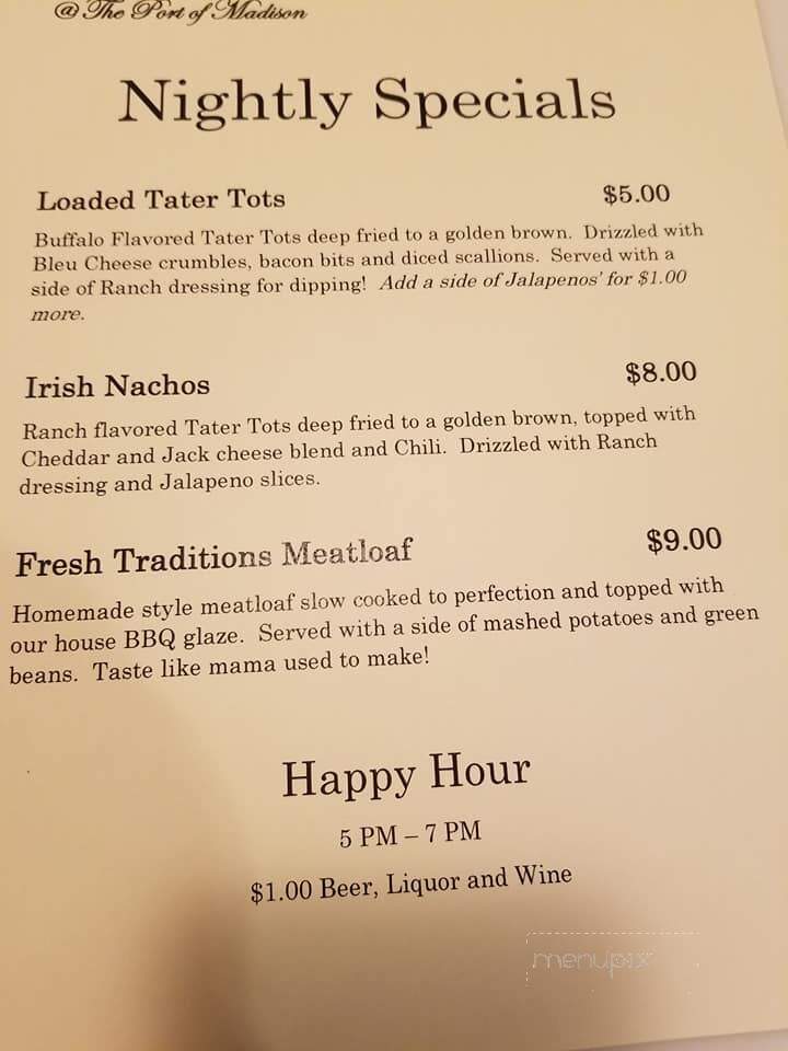Port Of Madison Restaurant - Madison, AL menu_pic