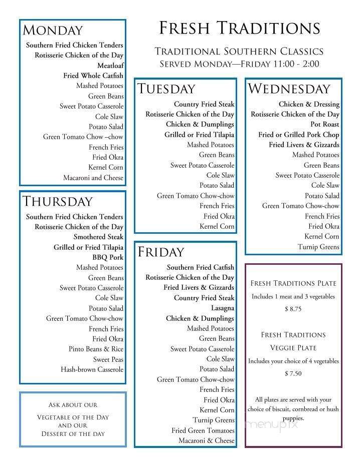 Port Of Madison Restaurant - Madison, AL menu_pic