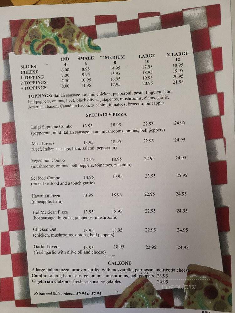 Luigi Italian Restaurant - Pacifica, CA