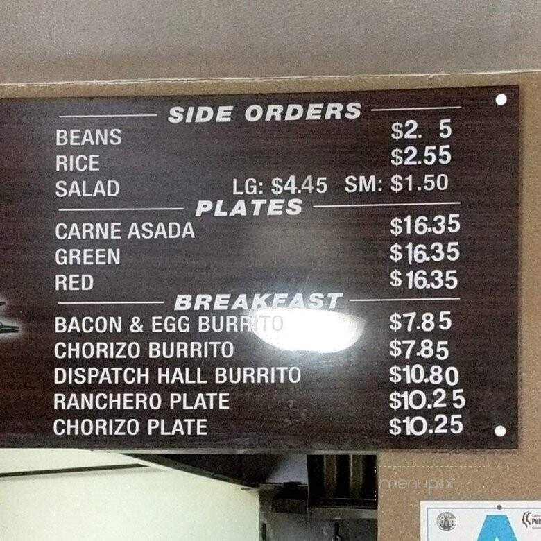 Isaac Cafe - Wilmington, CA menu_pic