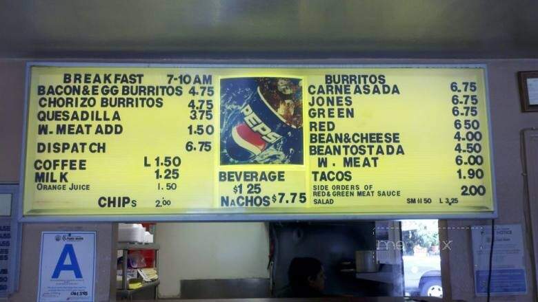 Isaac Cafe - Wilmington, CA menu_pic