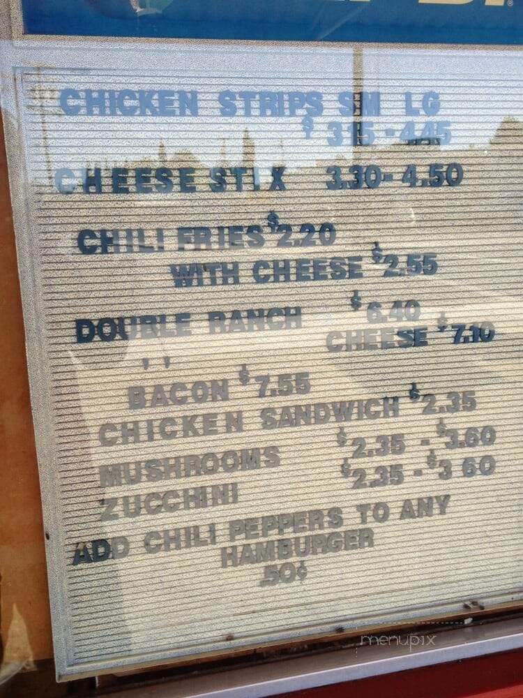 Gillman's Frosties - Oakdale, CA menu_pic