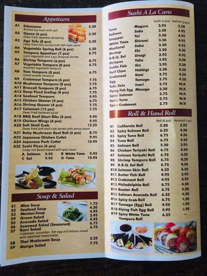 Osaka Sushi All You Can Eat - Timmins, ON menu_pic