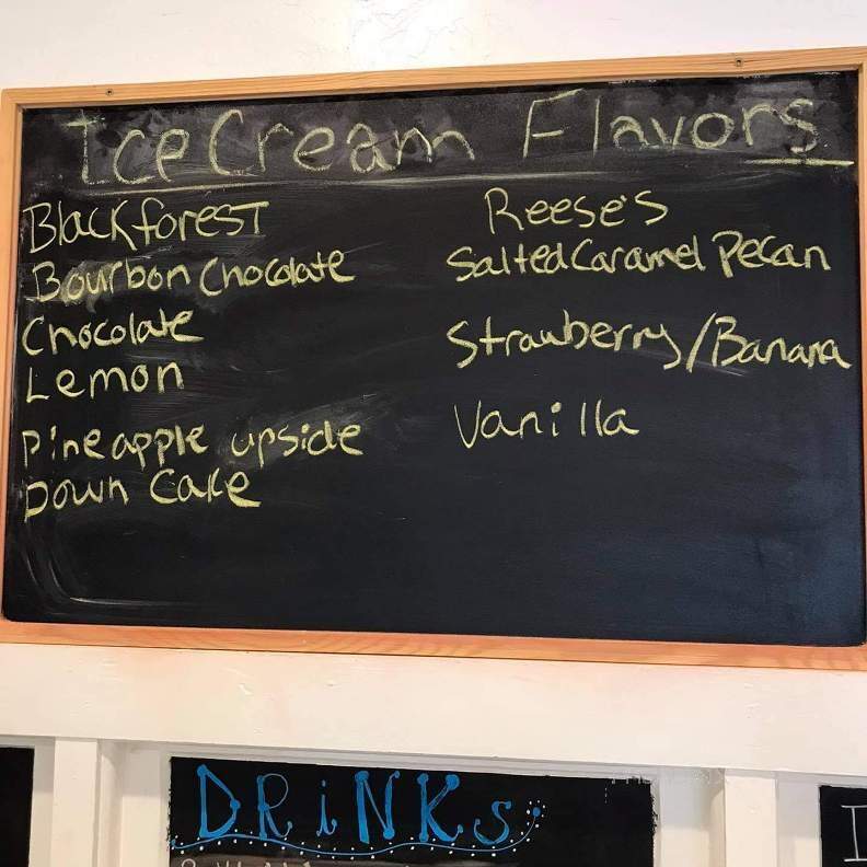 Ma & Pa's Homemade Ice Cream - Meeker, OK menu_pic