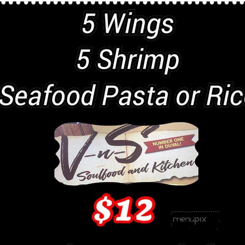 V N S Soulfood Kitchen - Jacksonville, FL menu_pic