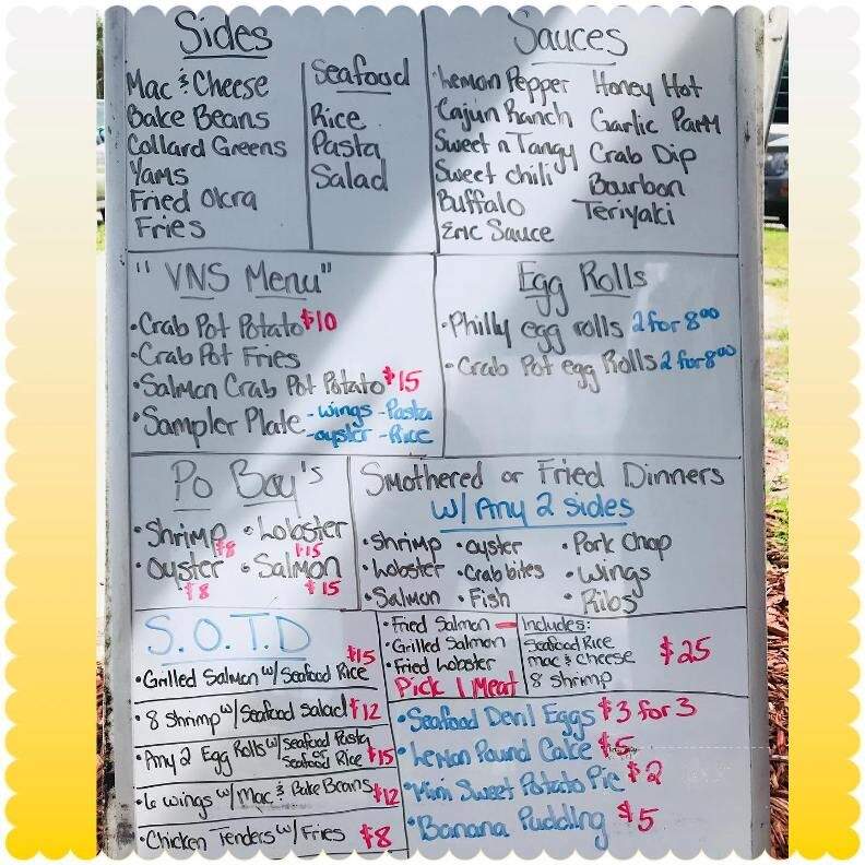 V N S Soulfood Kitchen - Jacksonville, FL menu_pic