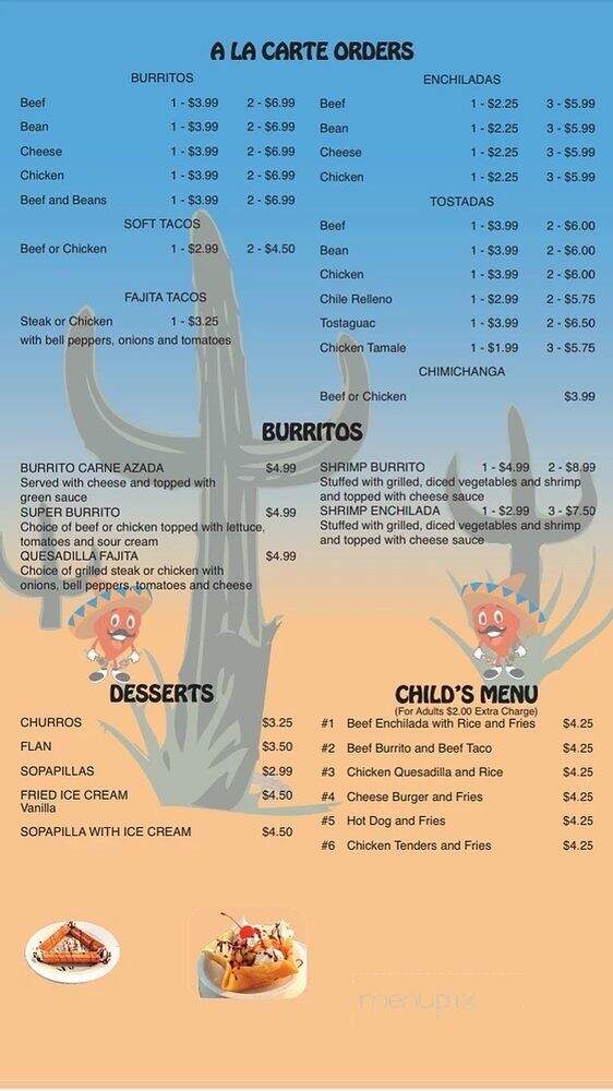 Fiesta Habaneros - Paulding, OH menu_pic