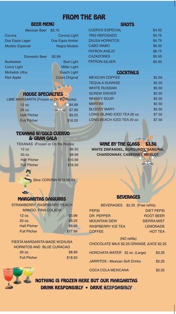Fiesta Habaneros - Paulding, OH menu_pic