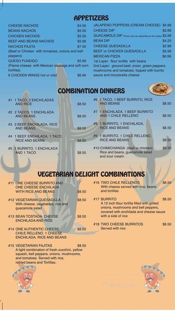 Fiesta Habaneros - Paulding, OH menu_pic