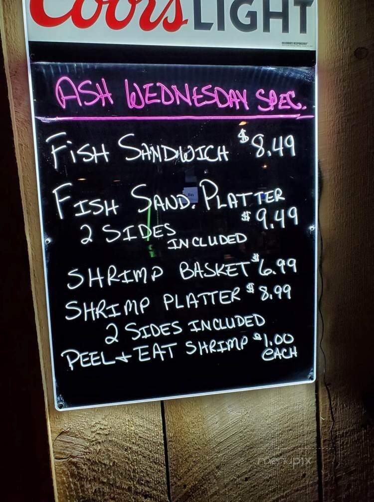 Tunnelton Inn - Saltsburg, PA menu_pic
