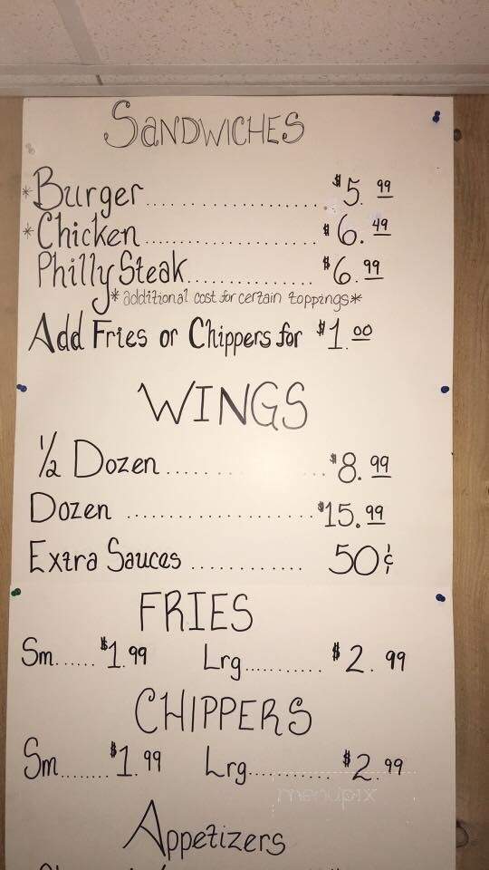Tunnelton Inn - Saltsburg, PA menu_pic