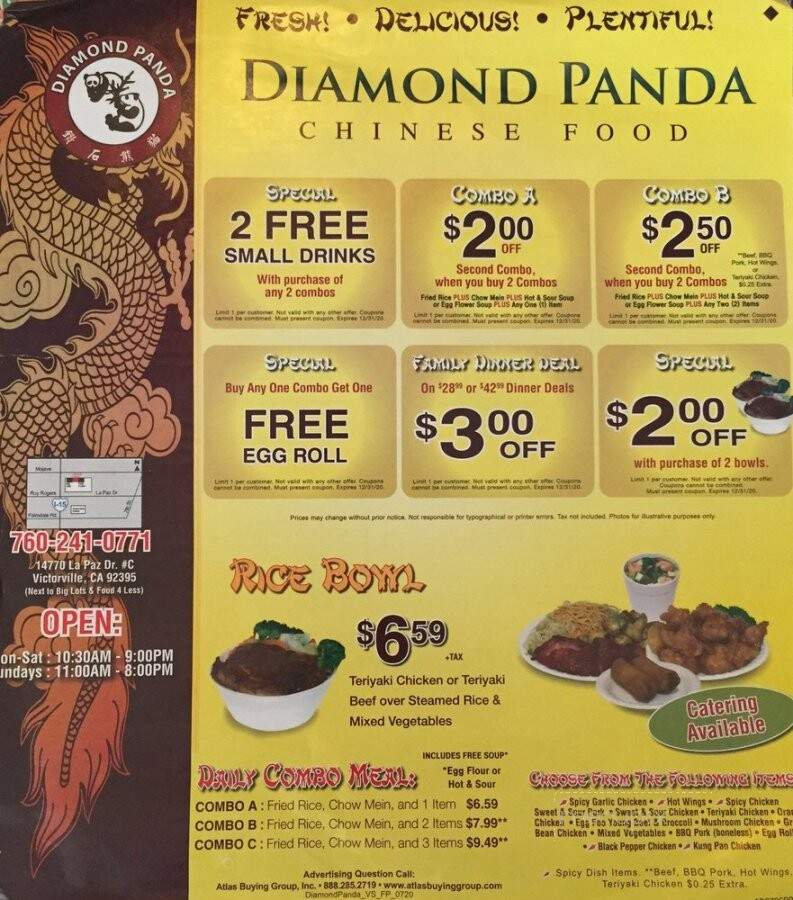 Diamond Panda - Victorville, CA menu_pic