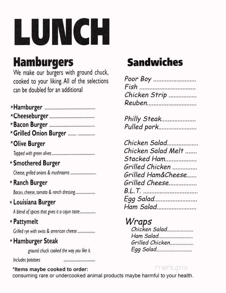 Wooden Spoon - Jackson, MI menu_pic