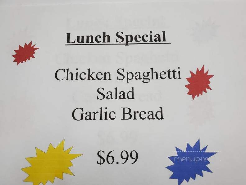 Fast Lane - Broken Bow, OK menu_pic