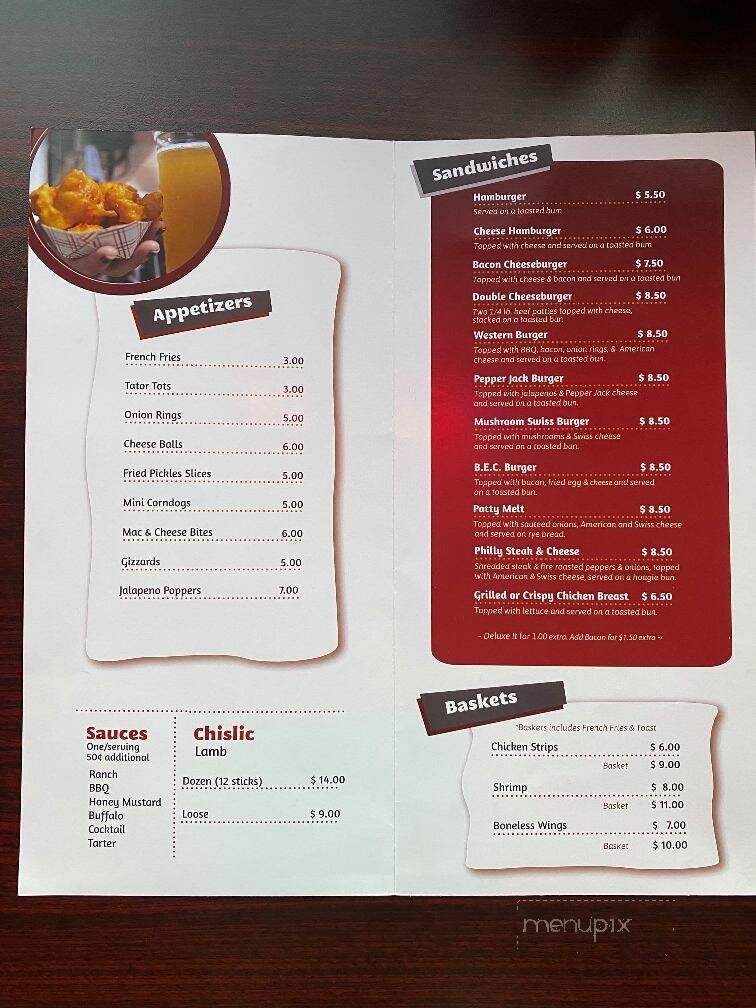 Hurley Bar - Hurley, SD menu_pic